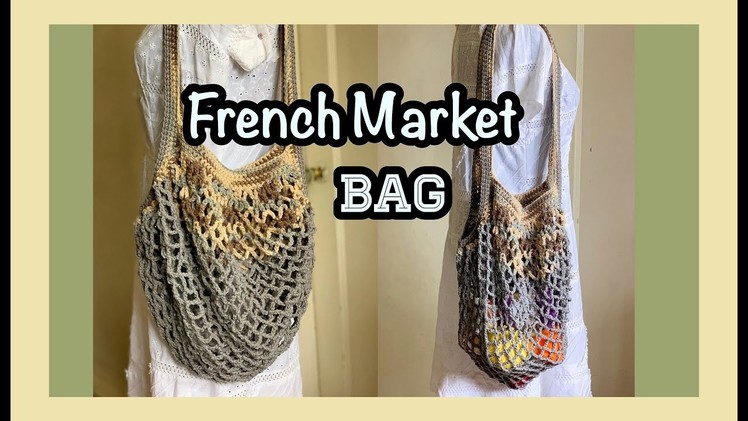Crochet || French Market Bag || How to crochet