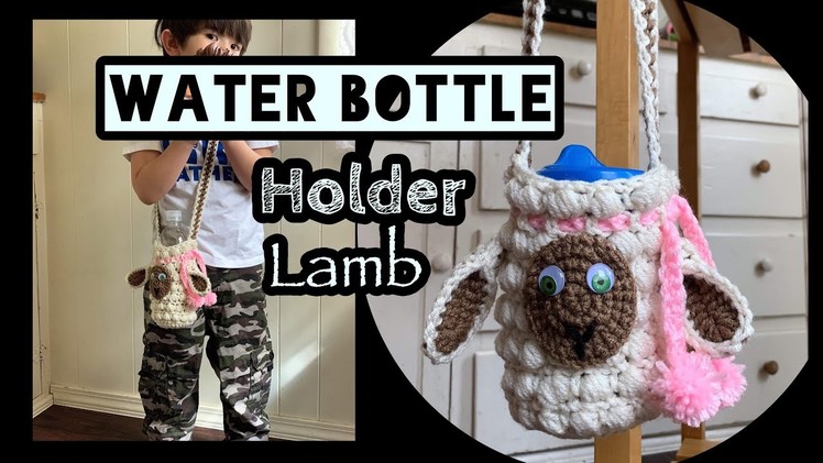 Crochet || Lamb Water Bottle Holder || How to Crochet Lamb Water Bottle Holder