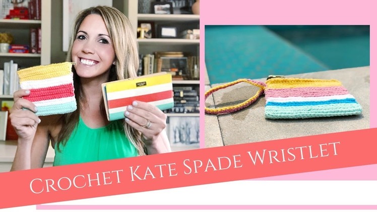 Crochet Wristlet: KATE SPADE INSPIRED PATTERN!!!!