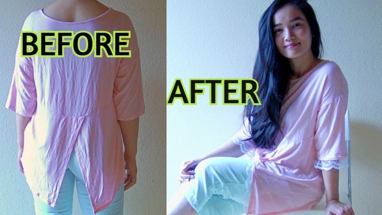 DIY: Blouse with Lace Details (INVISIBLE HAND-STITCH)