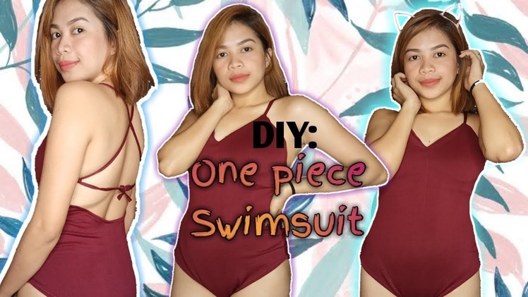 DIY One piece swimsuit | Easy Tutorial