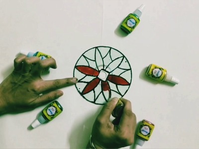 DIY suncatcher from waste CD.DVD | Recycled crafts ideas. ????