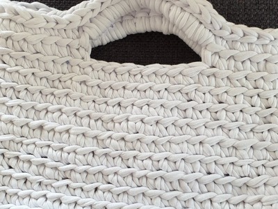 Easy crochet bag (T-shirt yarn)n°3