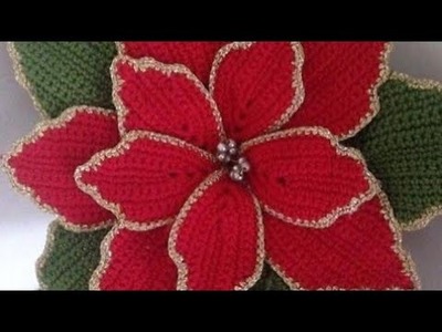 ورد كرشي# fleur Crochet