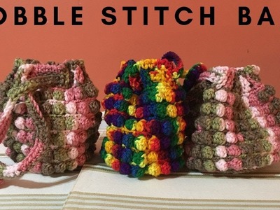 How to Crochet a Bobble Stitch Bag