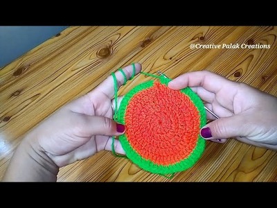 How to crochet a perfect flat circle in Hindi.Crochet Round.Crochet circle for Beginners tutorial.