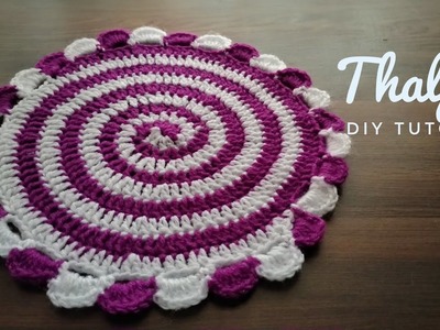How to crochet a Thalpos l Table cover l Thalcover l Tabletop