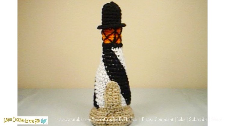 How To Crochet An Amigurumi Lighthouse | See DISCLAIMER in the comments