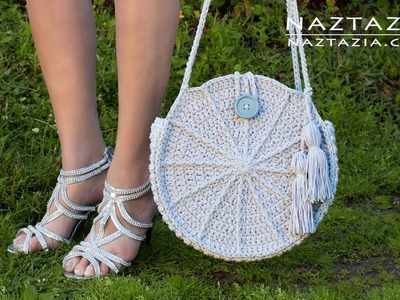 How to Crochet Lunaria Round Bag - Handbag and Purse by Naztazia