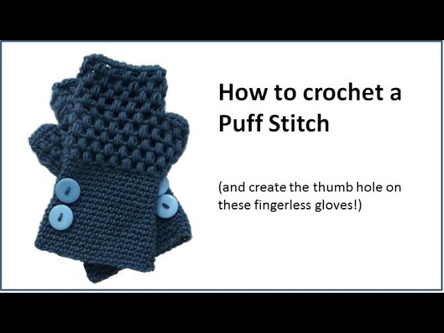 How to Crochet Puff stitches