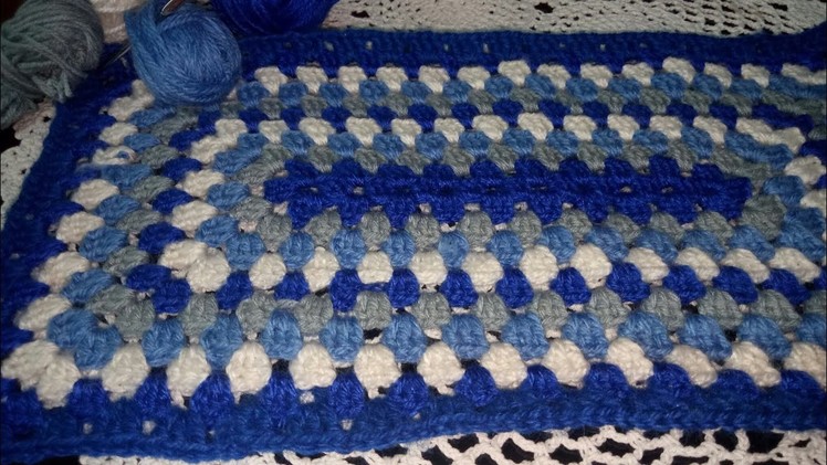 How to make a Crochet Rectangular Table Mat