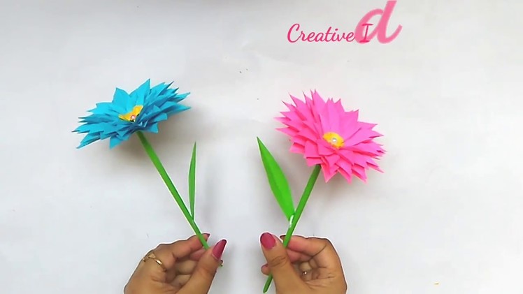 How to make Daisy Paper Flower. Easy Paper Flower Tutirials.DIY Beautiful Paper Flower Daisy