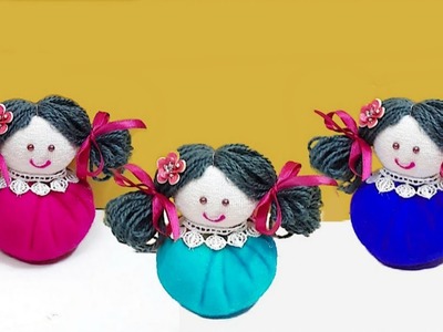 How to make Doll From cloth step by step at home | DIY Doll making craft idea