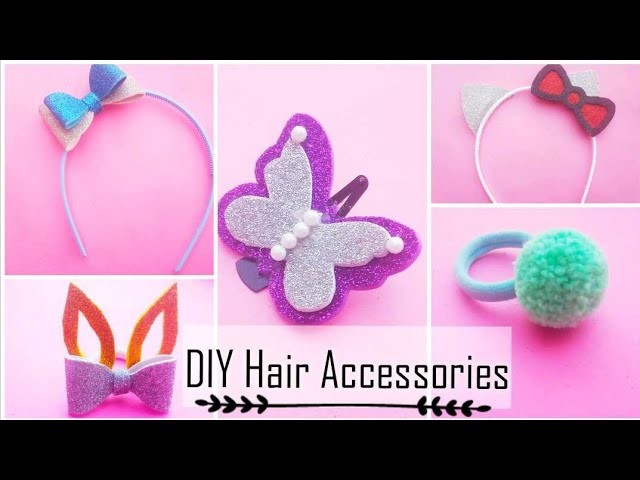 How to make hair accessories| DIY hair accessories|DIY.