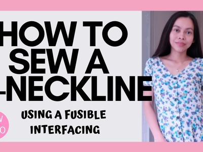 HOW TO SEW A BASIC V NECK TUTORIAL | DIY SEWING PROJECTS FOR BEGINNERS
