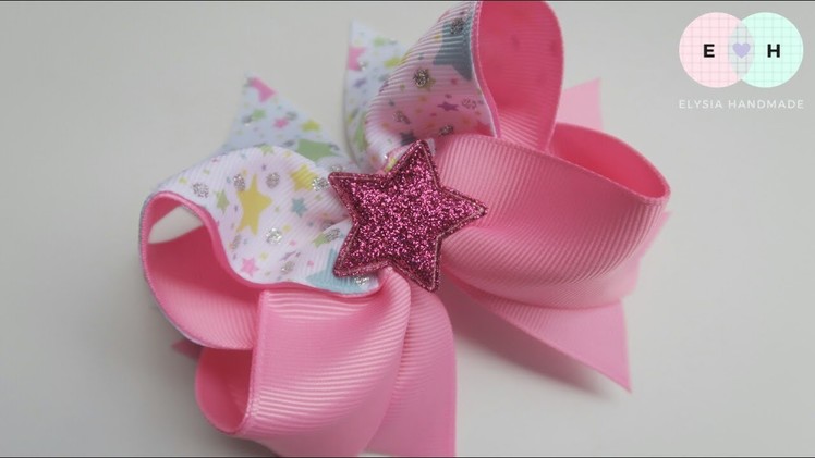 Laço De Fita ???? Ribbon Bow Tutorial #65 ???? DIY by Elysia Handmade