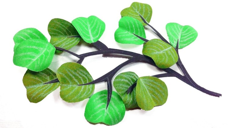 Paper Leaves making for DIY Home Decor. Wall Decoration. Ideas at Home. HandiCraft