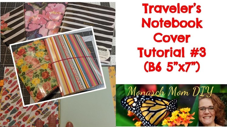 TRAVELERS NOTEBOOK #3 PLANNER POCKET FOLDER PEN LOOP DIY #planner #plannerdiy #tntutorial