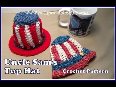 Uncle Sam's Top Hat Crochet Pattern