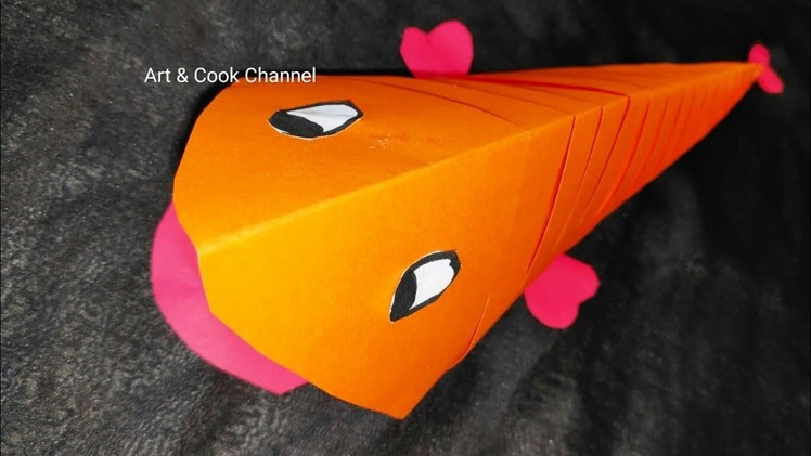 3D Paper Fish -DIY Origami #Fish Craft Easy|#Origami Fish| Paper Fish| #Paper Crafts for Kids