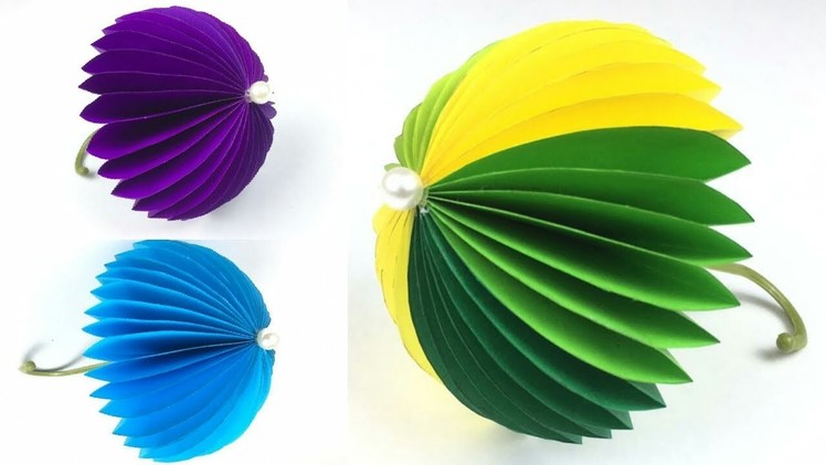 3D Umbrella Craft - Origami Umbrella - How To Make Paper Umbrella Tutorial