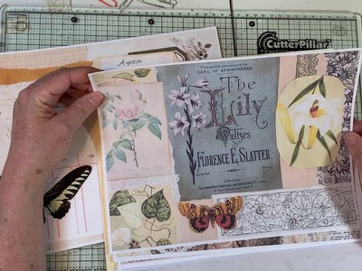 Craft with Me - Altered Book Page Spreads