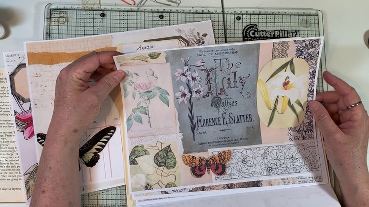 Craft with Me - Altered Book Page Spreads