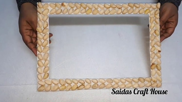 DIY Pista shells craft#How to Make Photo Frame at Home#Pistachio shells Craft#Best out of Waste