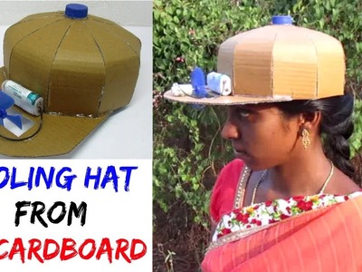 DIY Summer Cooling Hat.Cap from Cardboard || Craft Ideas for Summer Season || 2019