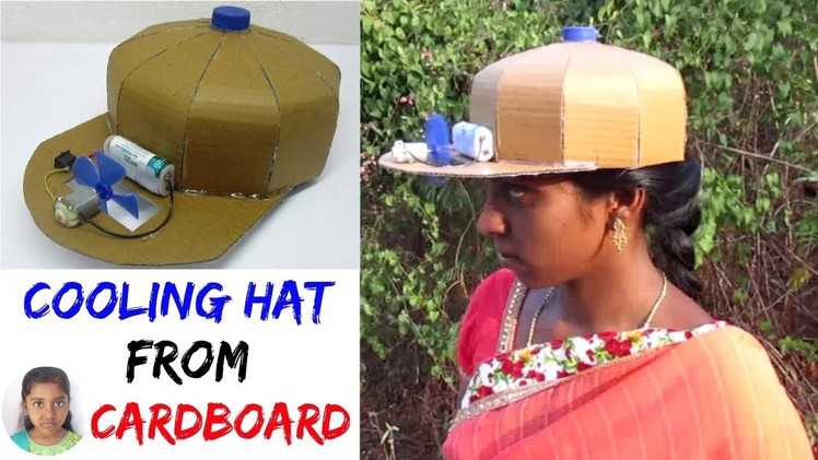 DIY Summer Cooling Hat.Cap from Cardboard || Craft Ideas for Summer Season || 2019