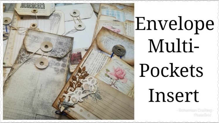Envelope craft - multipocket insert Tutorial