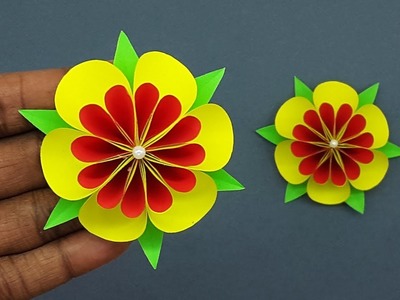 Make Small Flowers with Paper for Your Own Decoration | Craft Ideas