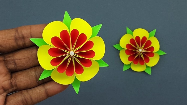 Make Small Flowers with Paper for Your Own Decoration | Craft Ideas
