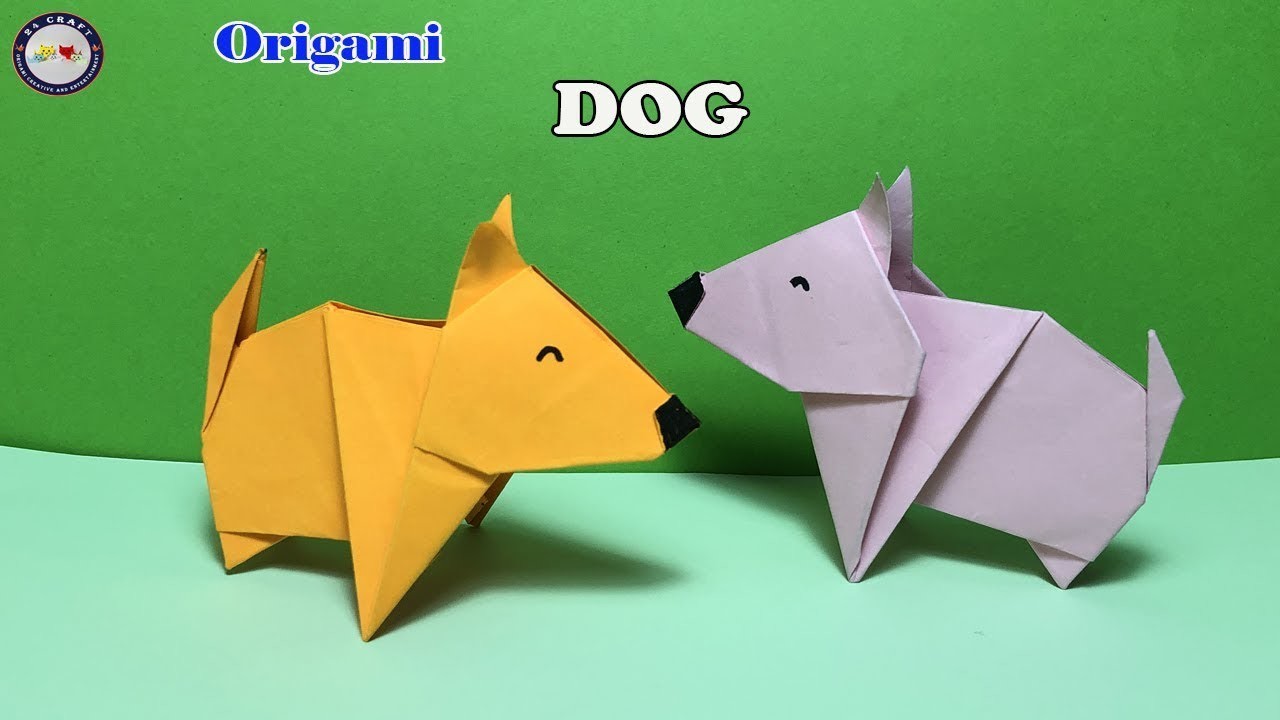 Origami Dog Easy Origami for Kids 24 Craft