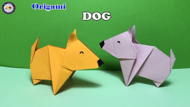 Origami Dog Easy - Origami for Kids - 24 Craft