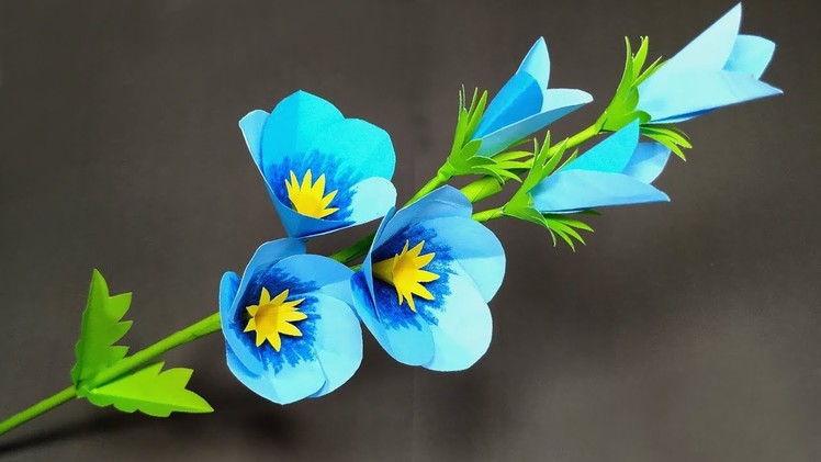 Paper Craft: Paper Flower Decoration Idea - DIY Stick Flower - Handcraft - Jarine's Crafty Creation