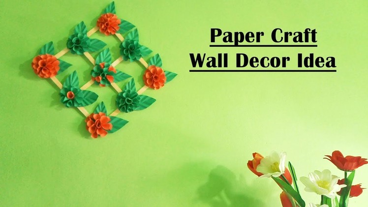 Paper Craft wall Decoration idea | DIY Room Decor with Paper | DIY Decor Idea!