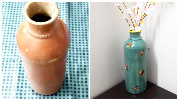 Summer Craft Idea for kids | DIY flower sticks & Clay Pot decor |