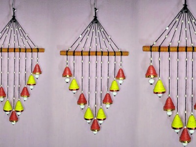 Wall hanging craft ideas. DIY wind chime. wall hanging with paper