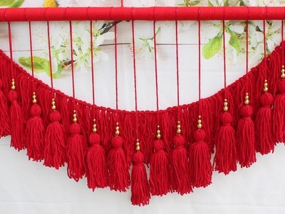 Woolen craft ideas - Woolen craft wall hanging - Simple and beautifull