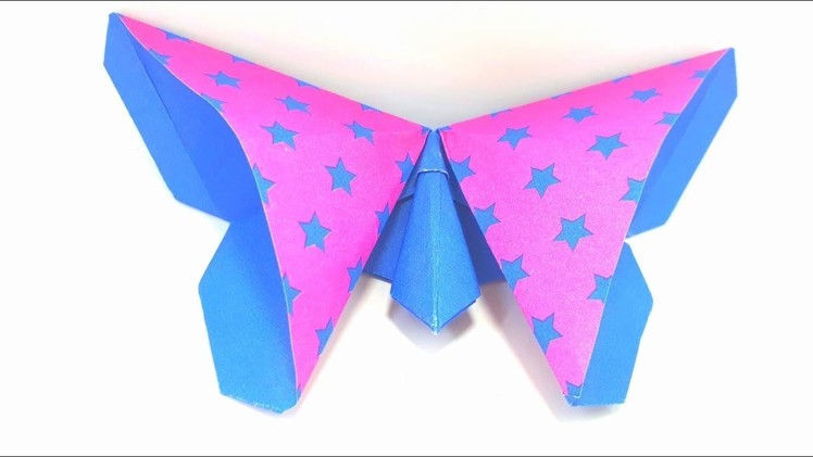 Crafts Paper  - How to fold an Easy Origami Butterfly
