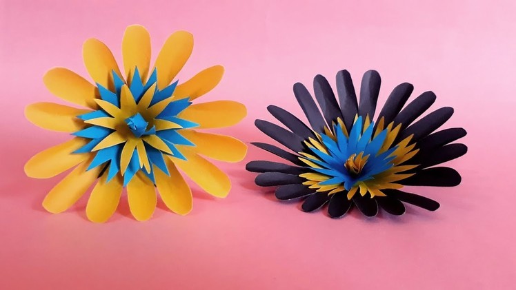 DIY PAPER FLOWER TUTORIAL || HOW TO MAKE PAPER FLOWER || DIY PAPER CRAFTS