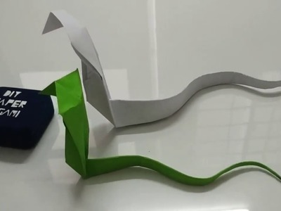 DIY Paper Origami - How to make a Paper Cobra Snake ????