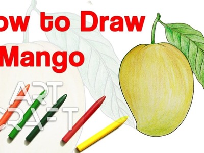 Easy Mango Drawing Step by Step