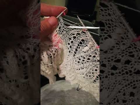How to fix a mistake in lace.