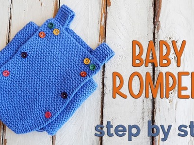 How to knit a Baby Romper for beginners, step by step - So Woolly