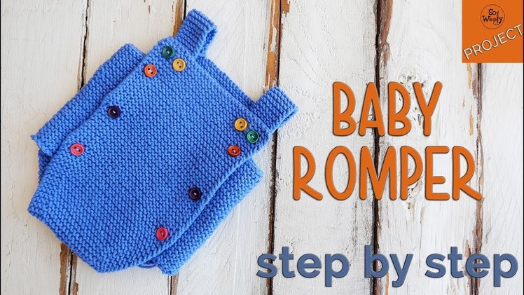 How to knit a Baby Romper for beginners, step by step - So Woolly