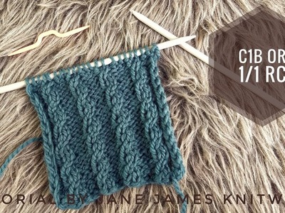 How To Knit C1B or 1.1 RC - Knitting Tutorial (2019)