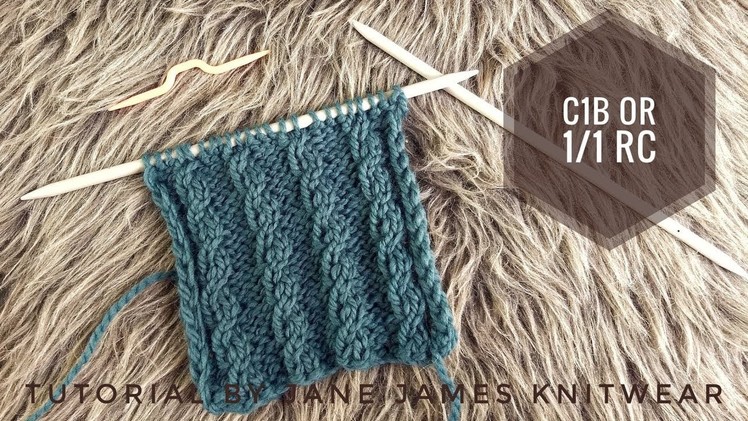 How To Knit C1B or 1.1 RC - Knitting Tutorial (2019)