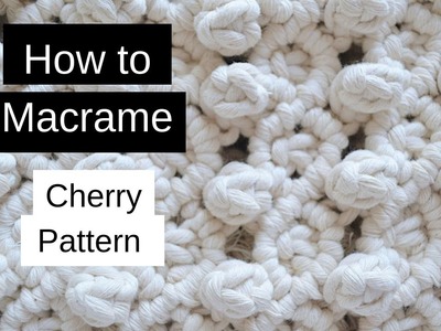 ???? How to macrame | Berry Pattern | For beginners